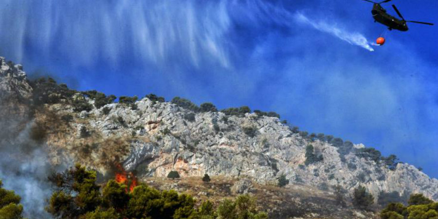 ΠΑΦΟΣ: Υπό πλήρη έλεγχο δασική πυρκαγιά σε περιοχή της Τίμης